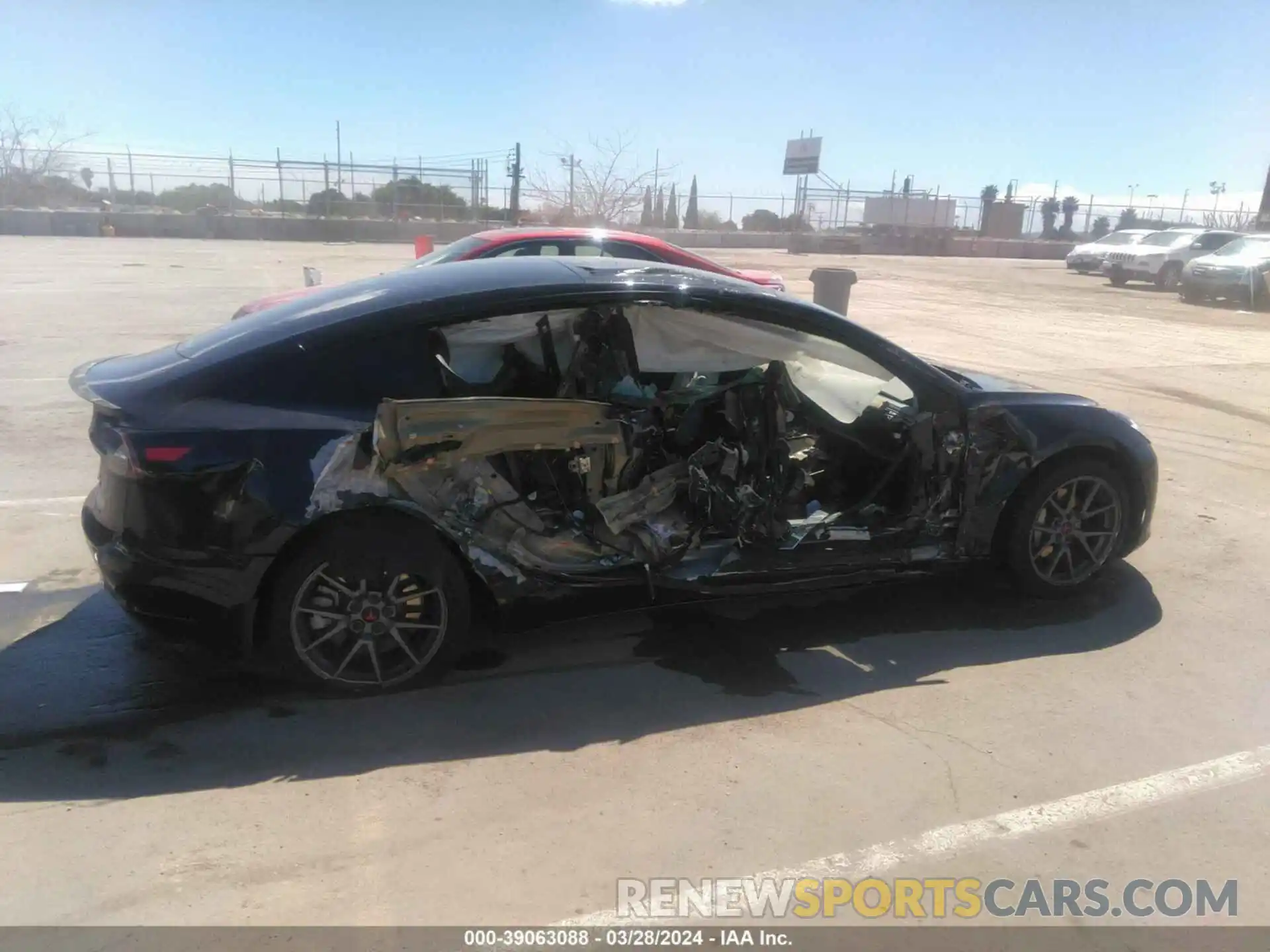 12 Photograph of a damaged car 5YJ3E1EA6NF113448 TESLA MODEL 3 2022