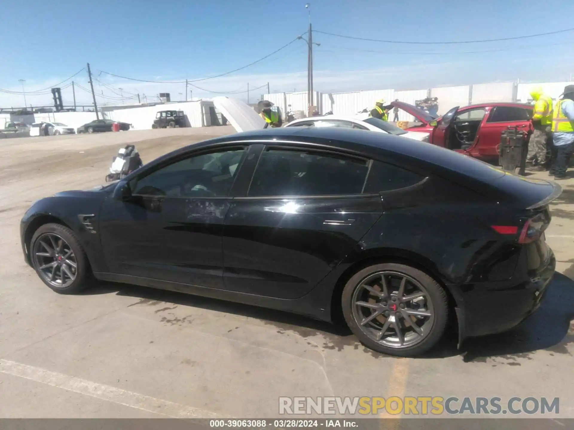 13 Photograph of a damaged car 5YJ3E1EA6NF113448 TESLA MODEL 3 2022