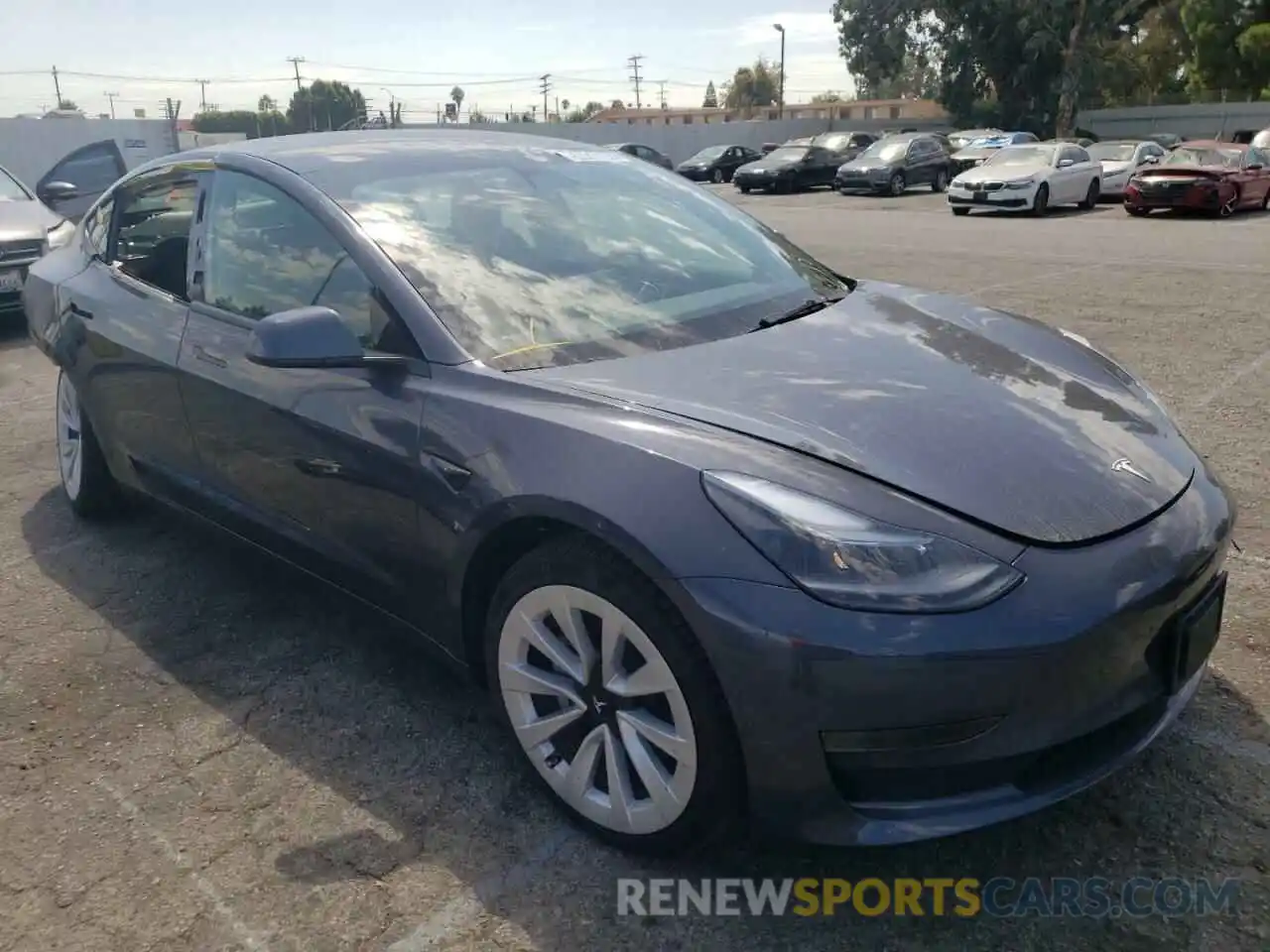 1 Photograph of a damaged car 5YJ3E1EA6NF143484 TESLA MODEL 3 2022