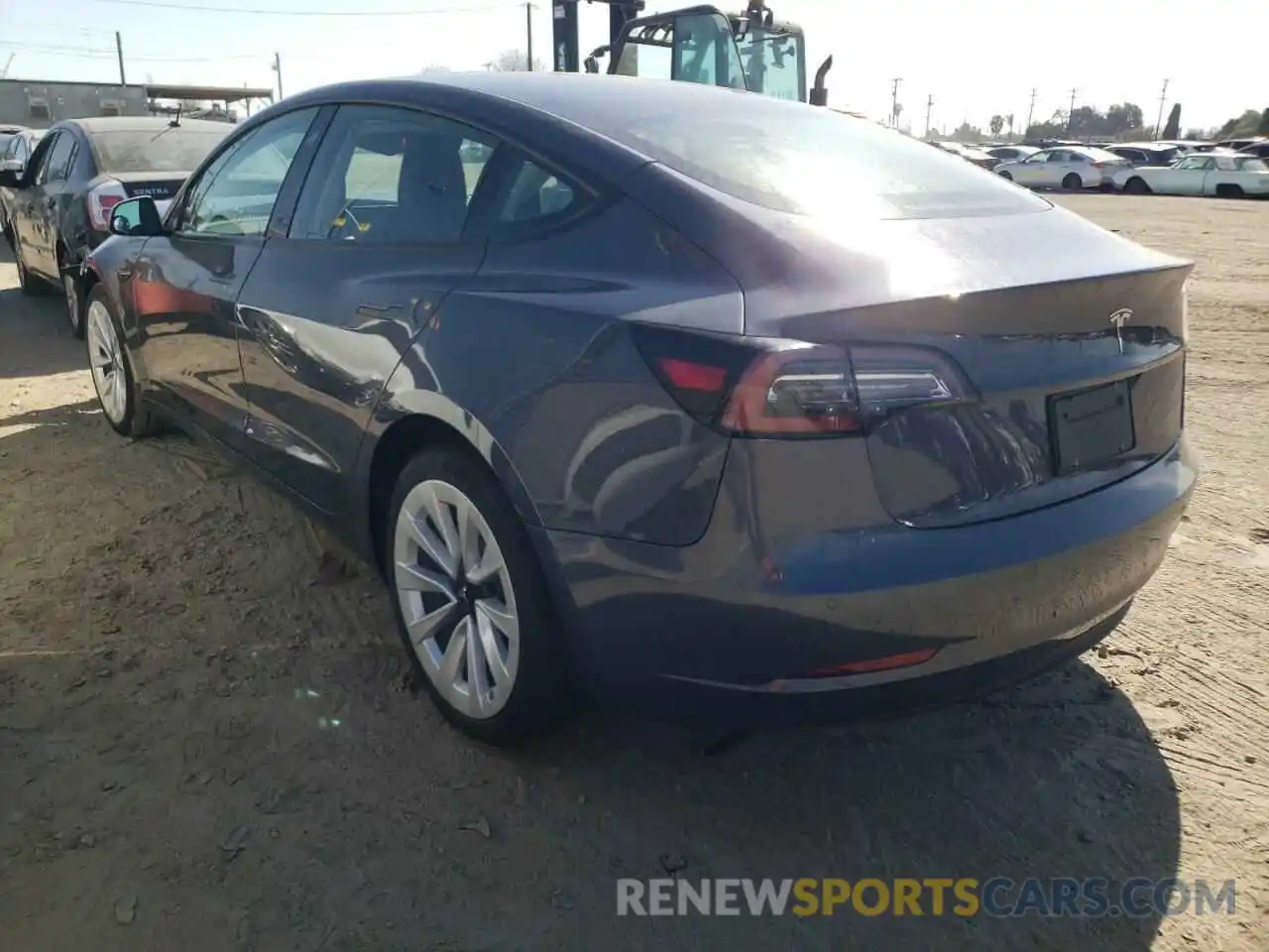 3 Photograph of a damaged car 5YJ3E1EA6NF144344 TESLA MODEL 3 2022