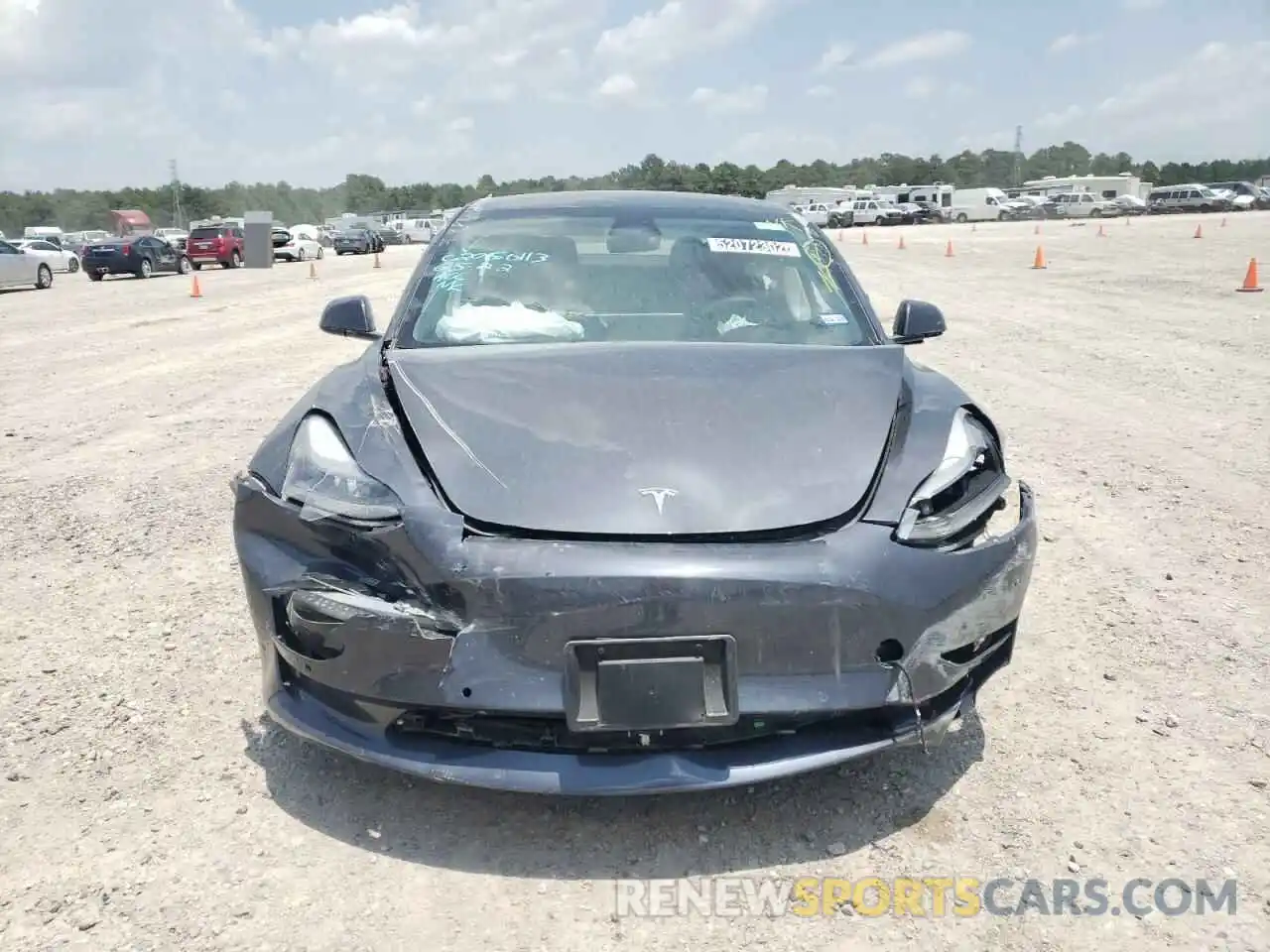 9 Photograph of a damaged car 5YJ3E1EA6NF186190 TESLA MODEL 3 2022