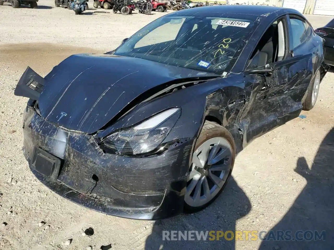 1 Photograph of a damaged car 5YJ3E1EA6NF188358 TESLA MODEL 3 2022