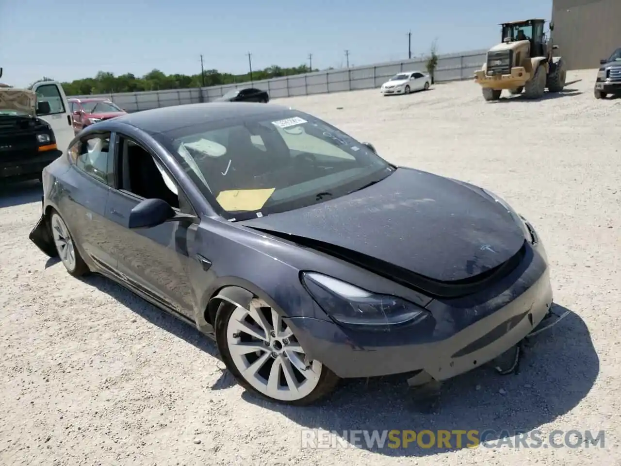 1 Photograph of a damaged car 5YJ3E1EA6NF188943 TESLA MODEL 3 2022