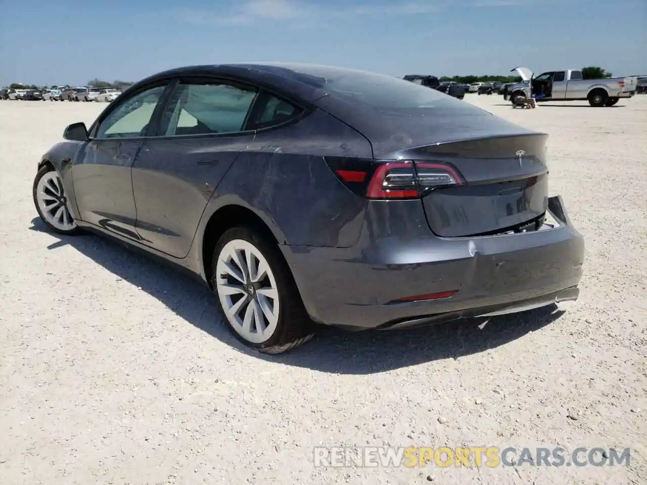 3 Photograph of a damaged car 5YJ3E1EA6NF188943 TESLA MODEL 3 2022