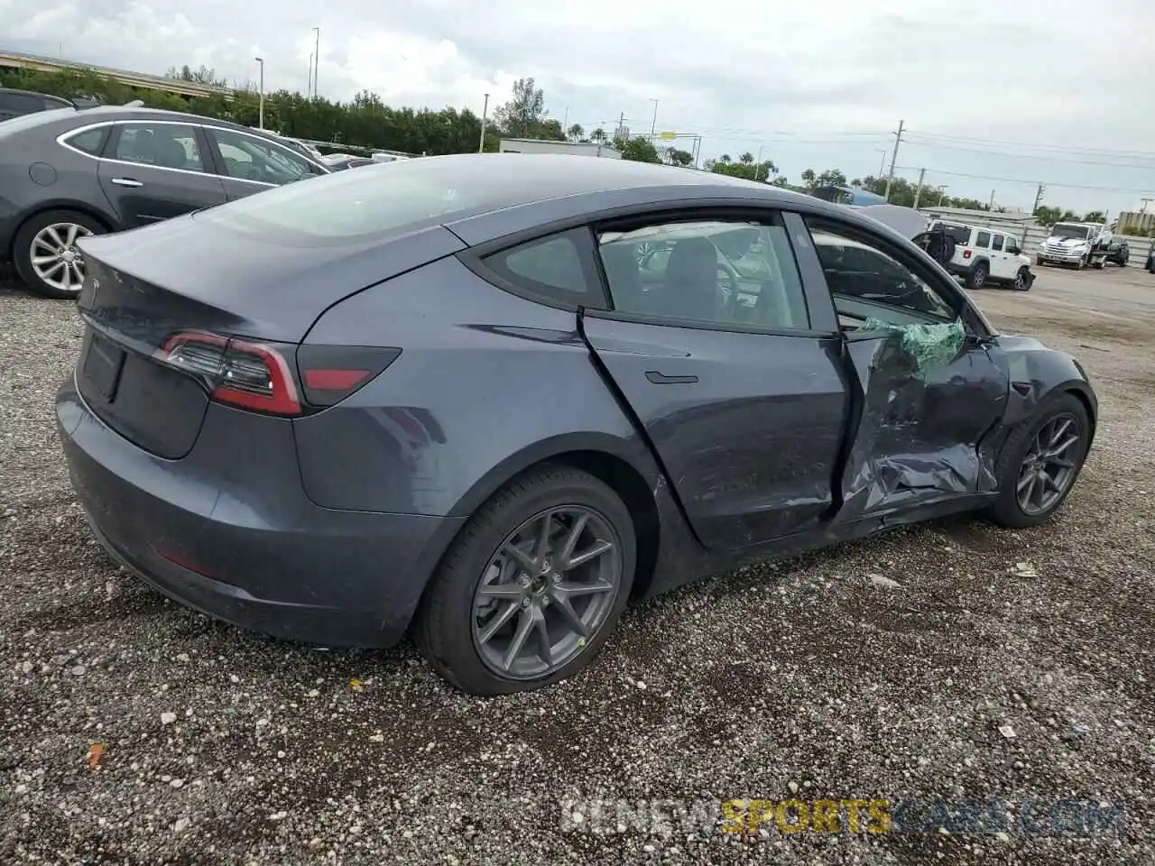 3 Фотография поврежденного автомобиля 5YJ3E1EA6NF189994 TESLA MODEL 3 2022