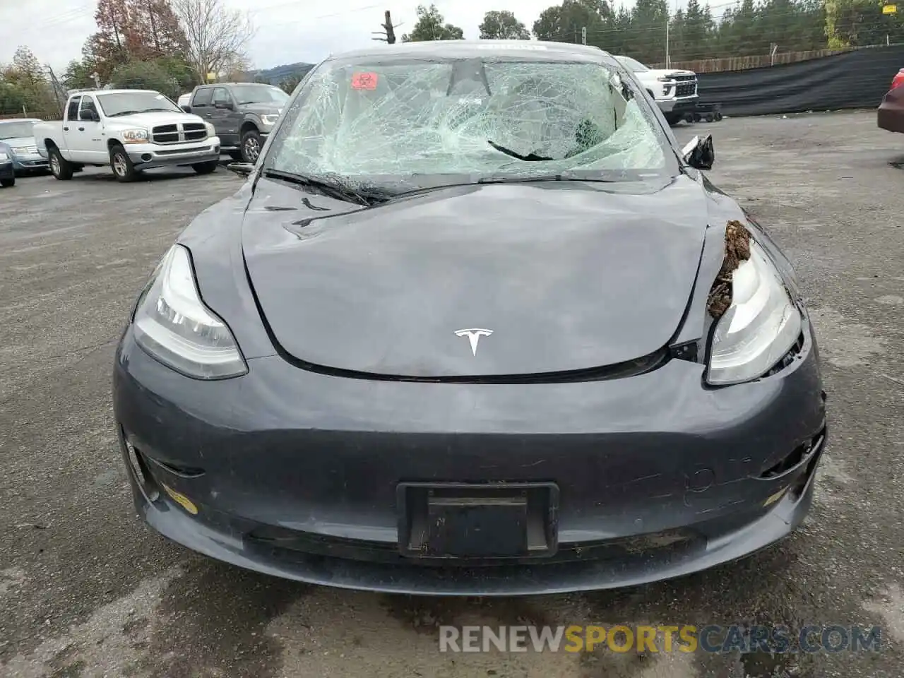 5 Photograph of a damaged car 5YJ3E1EA6NF242970 TESLA MODEL 3 2022