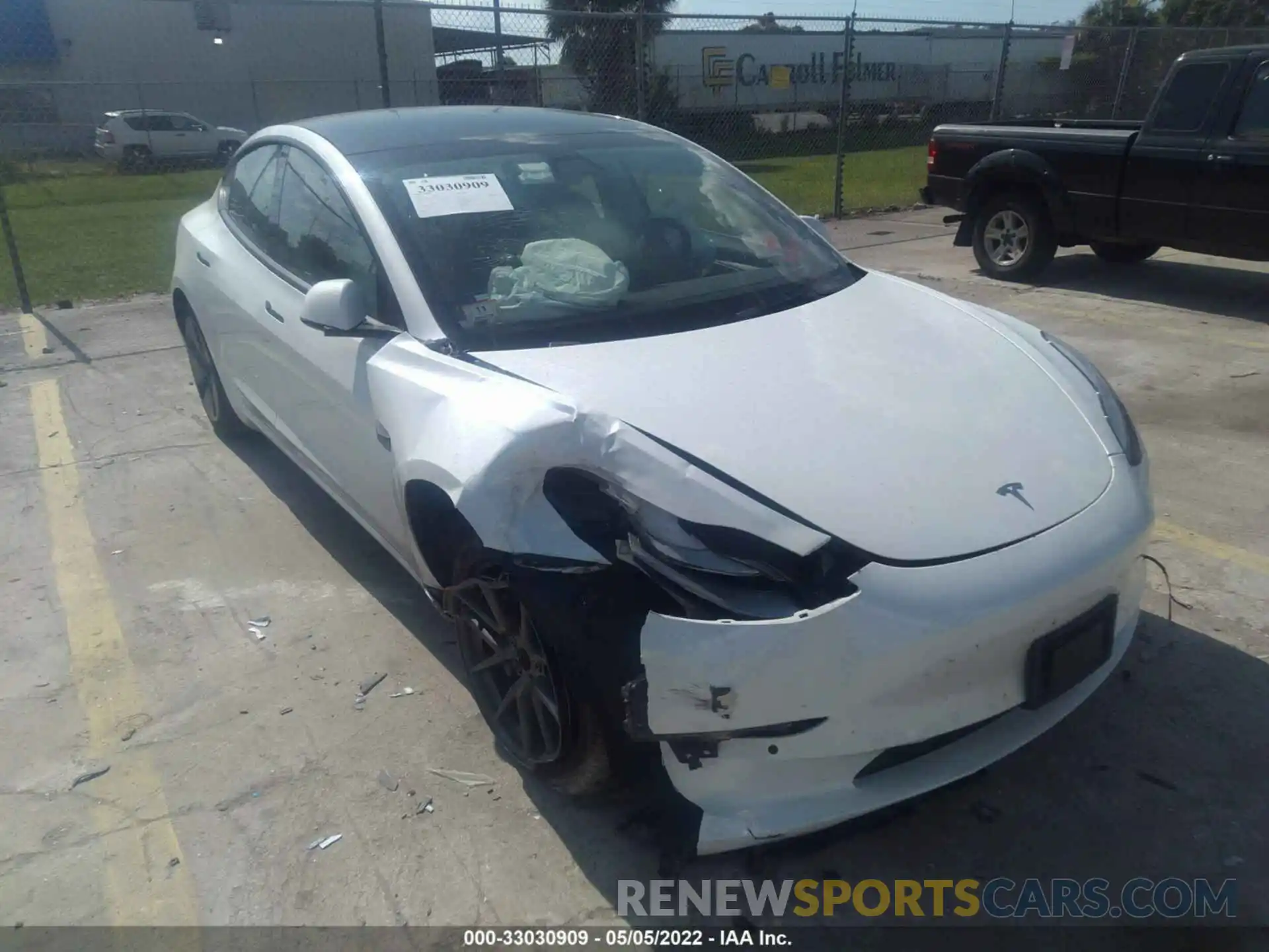 6 Photograph of a damaged car 5YJ3E1EA7NF103771 TESLA MODEL 3 2022