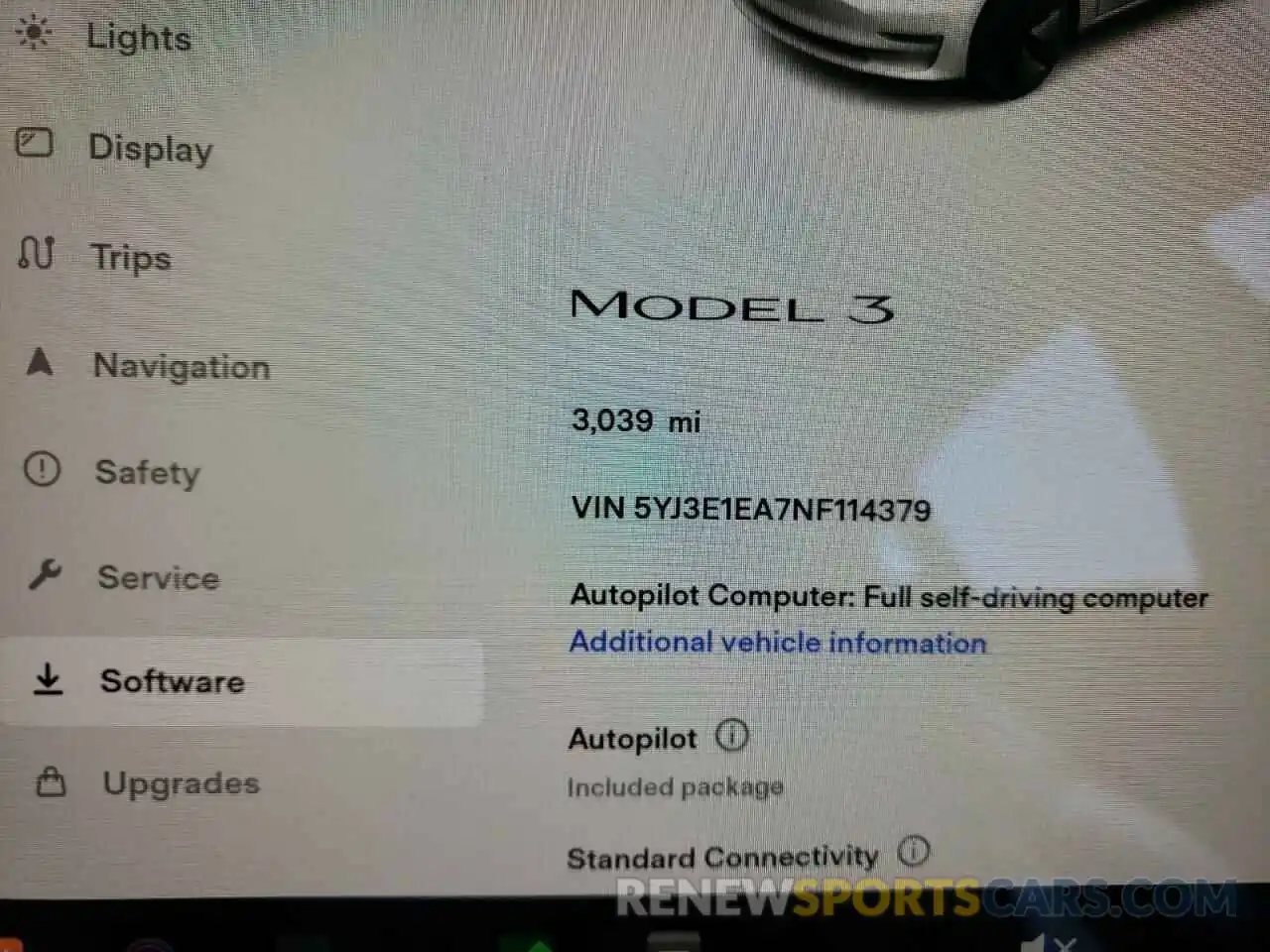 8 Фотография поврежденного автомобиля 5YJ3E1EA7NF114379 TESLA MODEL 3 2022