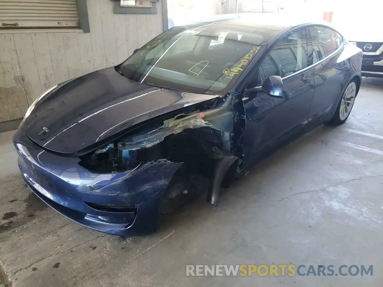 9 Photograph of a damaged car 5YJ3E1EA7NF142957 TESLA MODEL 3 2022