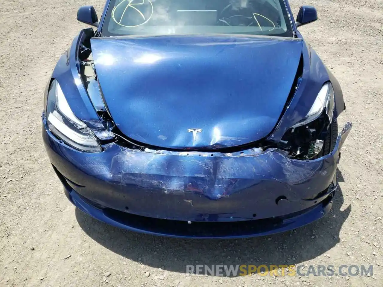 9 Photograph of a damaged car 5YJ3E1EA7NF144322 TESLA MODEL 3 2022