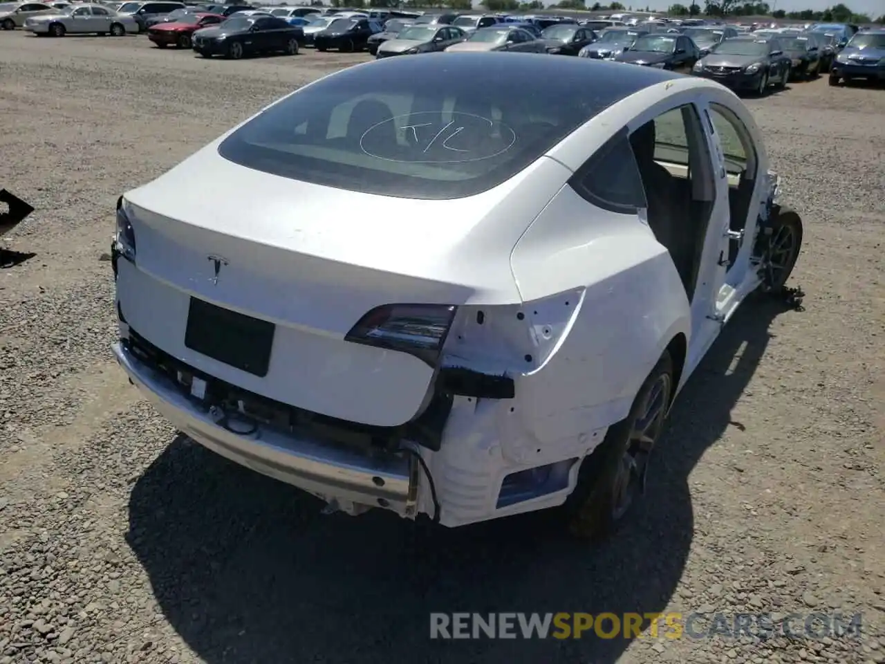 10 Photograph of a damaged car 5YJ3E1EA7NF170399 TESLA MODEL 3 2022