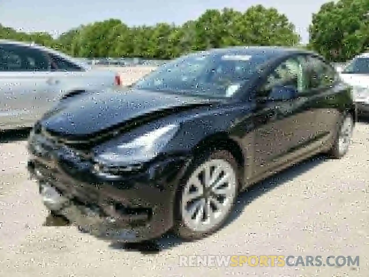 2 Photograph of a damaged car 5YJ3E1EA7NF190121 TESLA MODEL 3 2022