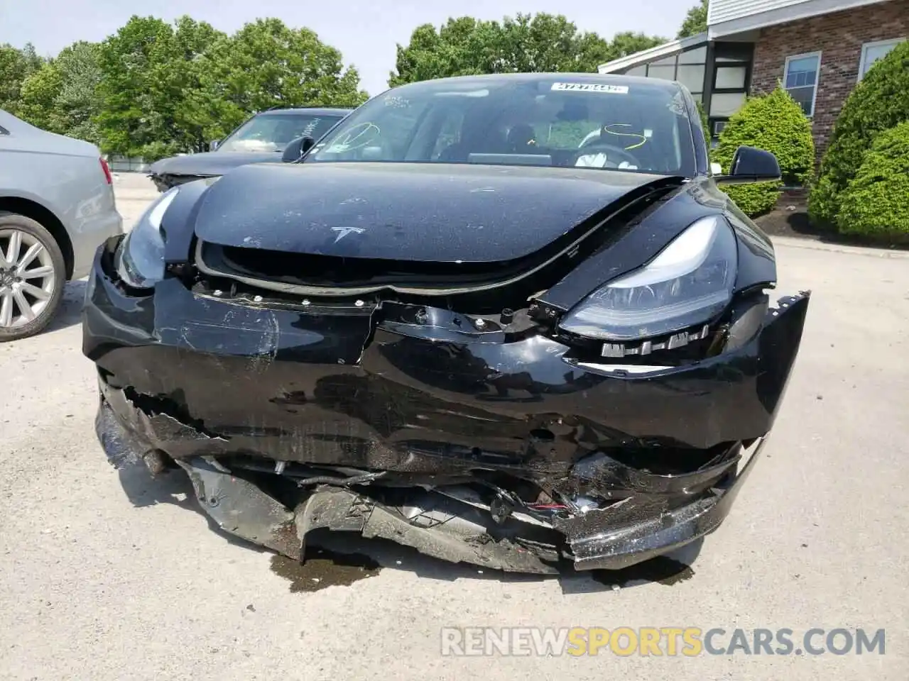 9 Photograph of a damaged car 5YJ3E1EA7NF190121 TESLA MODEL 3 2022