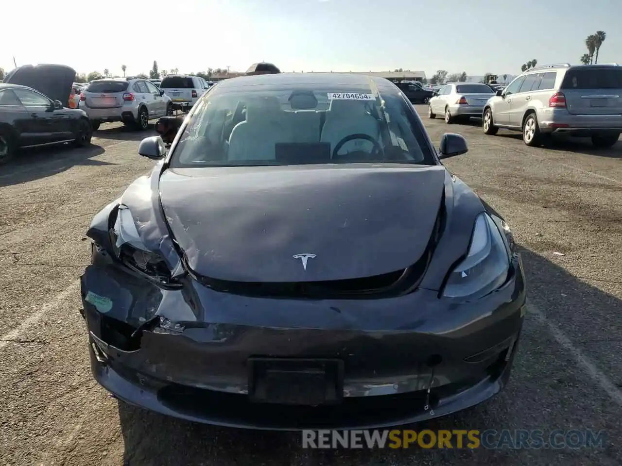 5 Photograph of a damaged car 5YJ3E1EA7NF322150 TESLA MODEL 3 2022