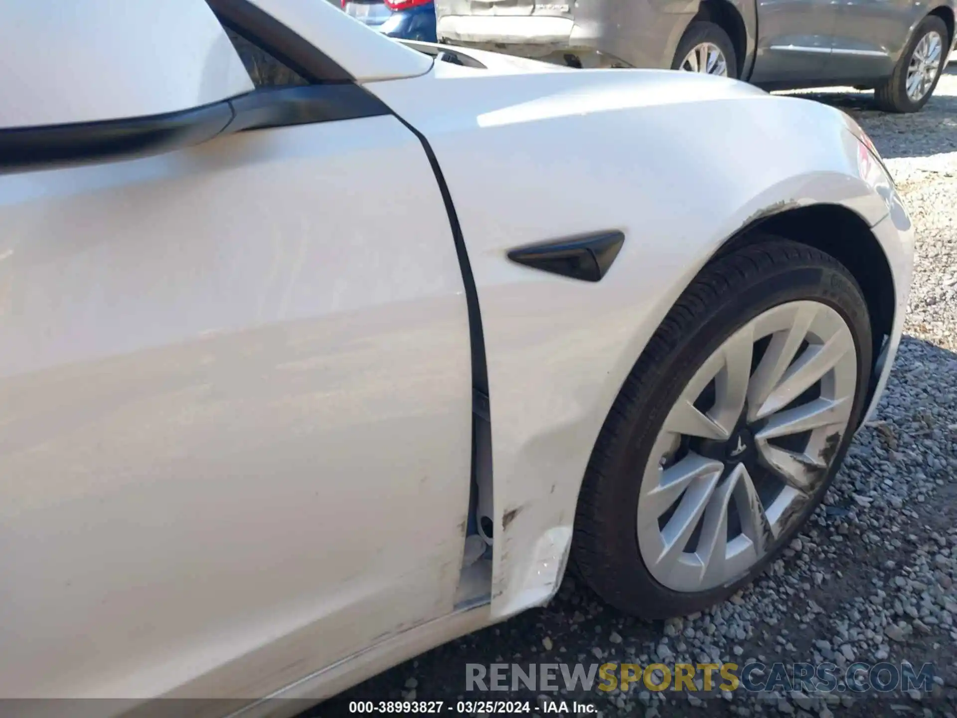 14 Photograph of a damaged car 5YJ3E1EA7NF356704 TESLA MODEL 3 2022