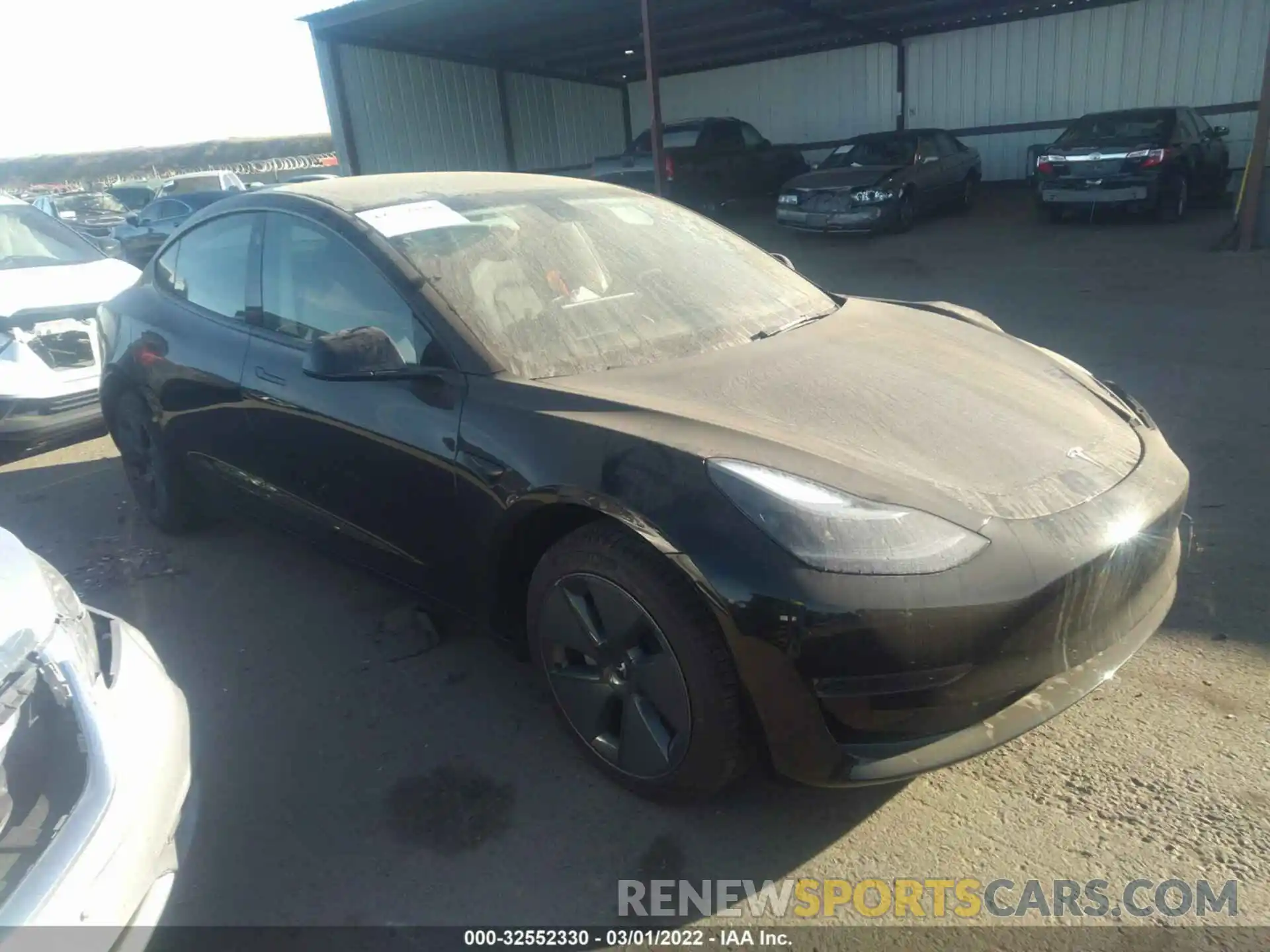 1 Фотография поврежденного автомобиля 5YJ3E1EA8NF102130 TESLA MODEL 3 2022