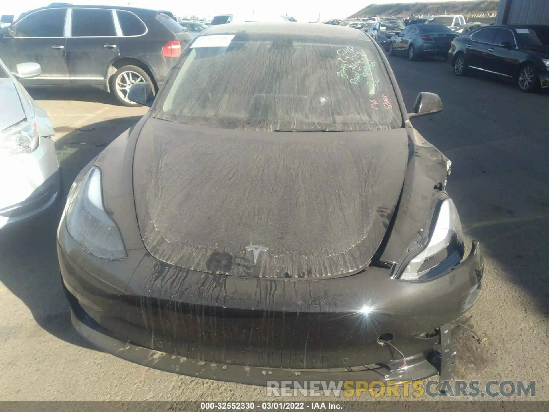 10 Photograph of a damaged car 5YJ3E1EA8NF102130 TESLA MODEL 3 2022