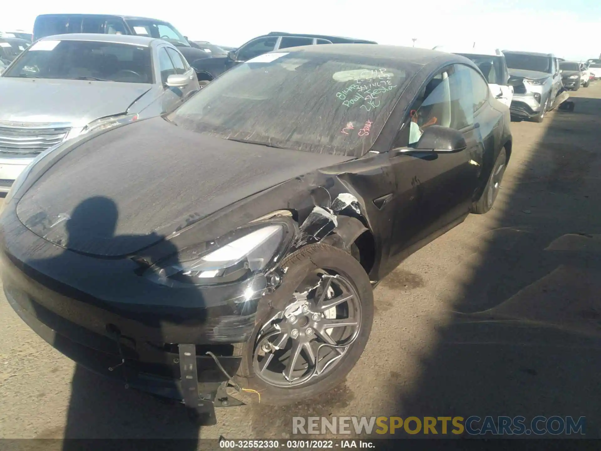 6 Photograph of a damaged car 5YJ3E1EA8NF102130 TESLA MODEL 3 2022