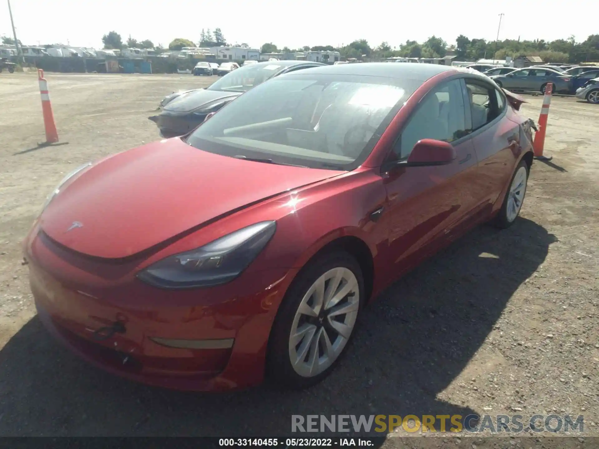 6 Photograph of a damaged car 5YJ3E1EA8NF131577 TESLA MODEL 3 2022