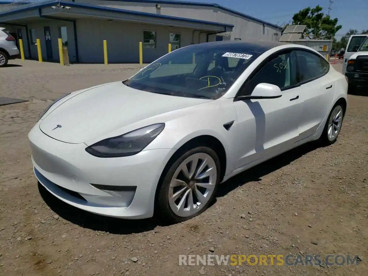 2 Фотография поврежденного автомобиля 5YJ3E1EA8NF145320 TESLA MODEL 3 2022