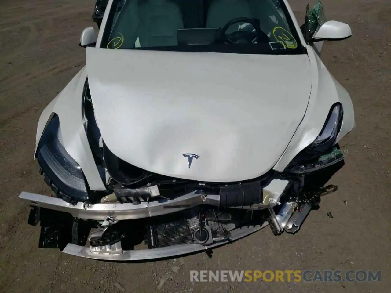 7 Photograph of a damaged car 5YJ3E1EA8NF154387 TESLA MODEL 3 2022