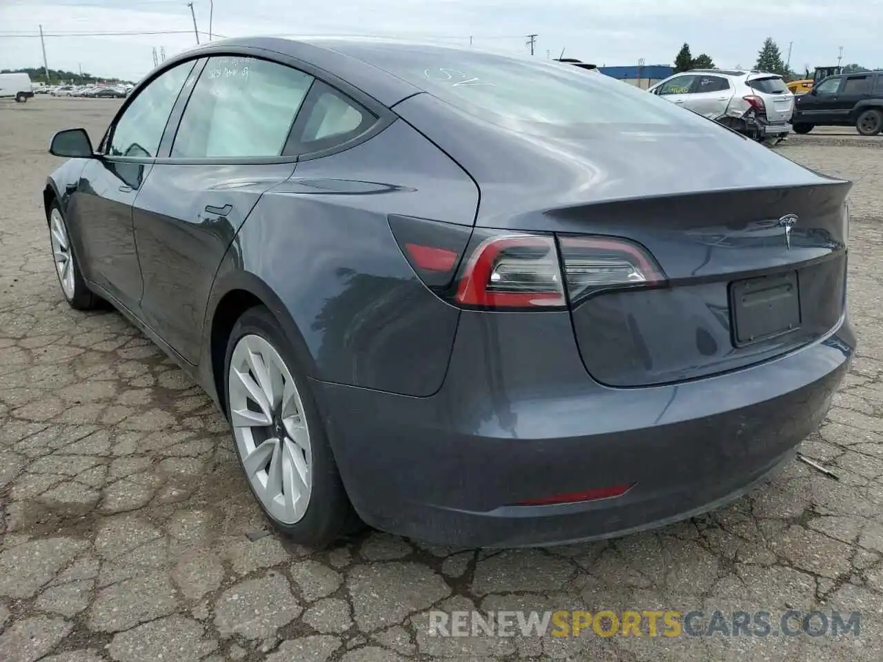 3 Фотография поврежденного автомобиля 5YJ3E1EA8NF189916 TESLA MODEL 3 2022