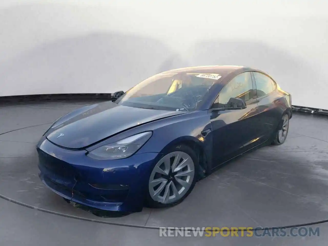 1 Photograph of a damaged car 5YJ3E1EA8NF304384 TESLA MODEL 3 2022