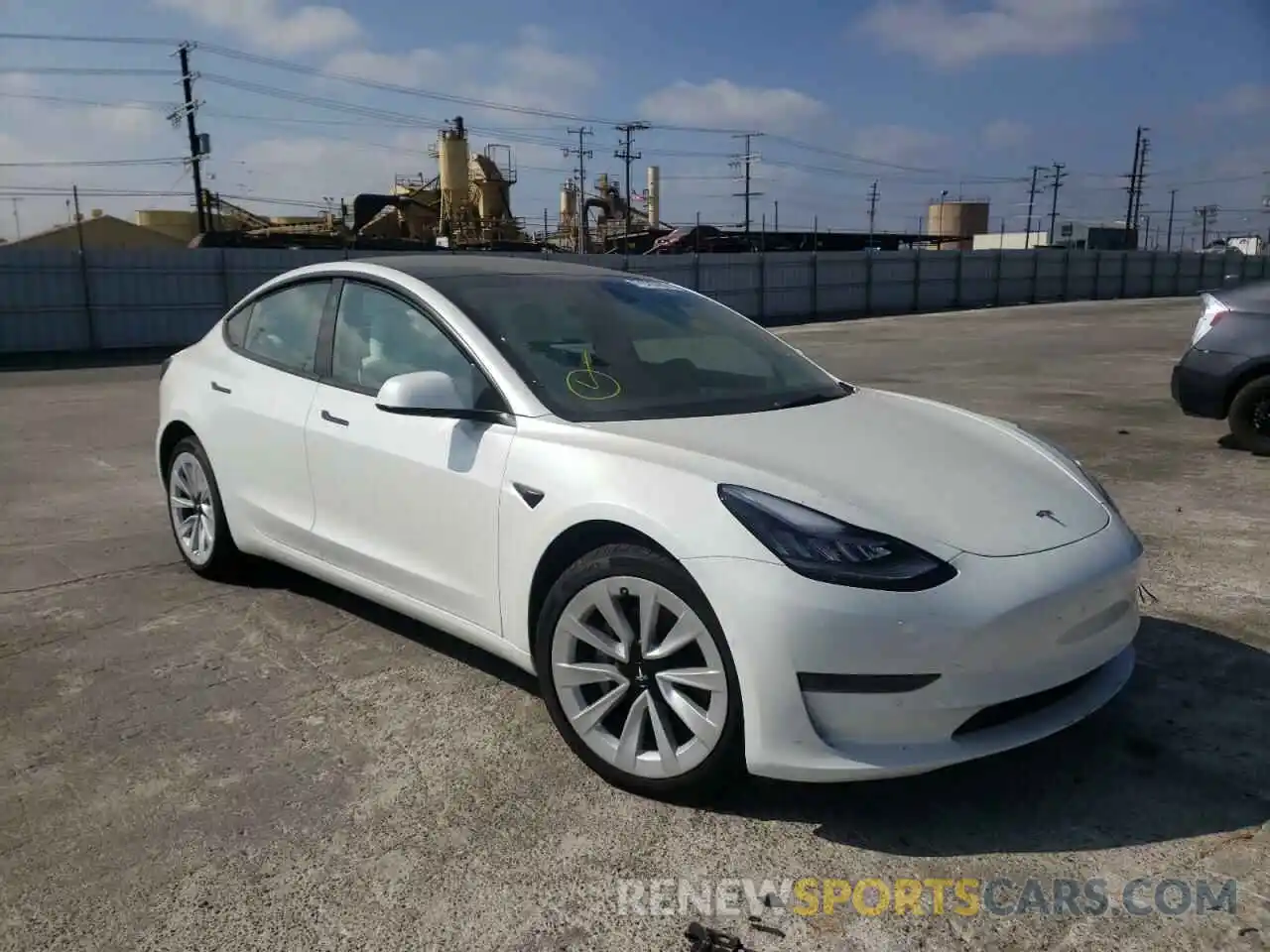 1 Фотография поврежденного автомобиля 5YJ3E1EA9NF105196 TESLA MODEL 3 2022