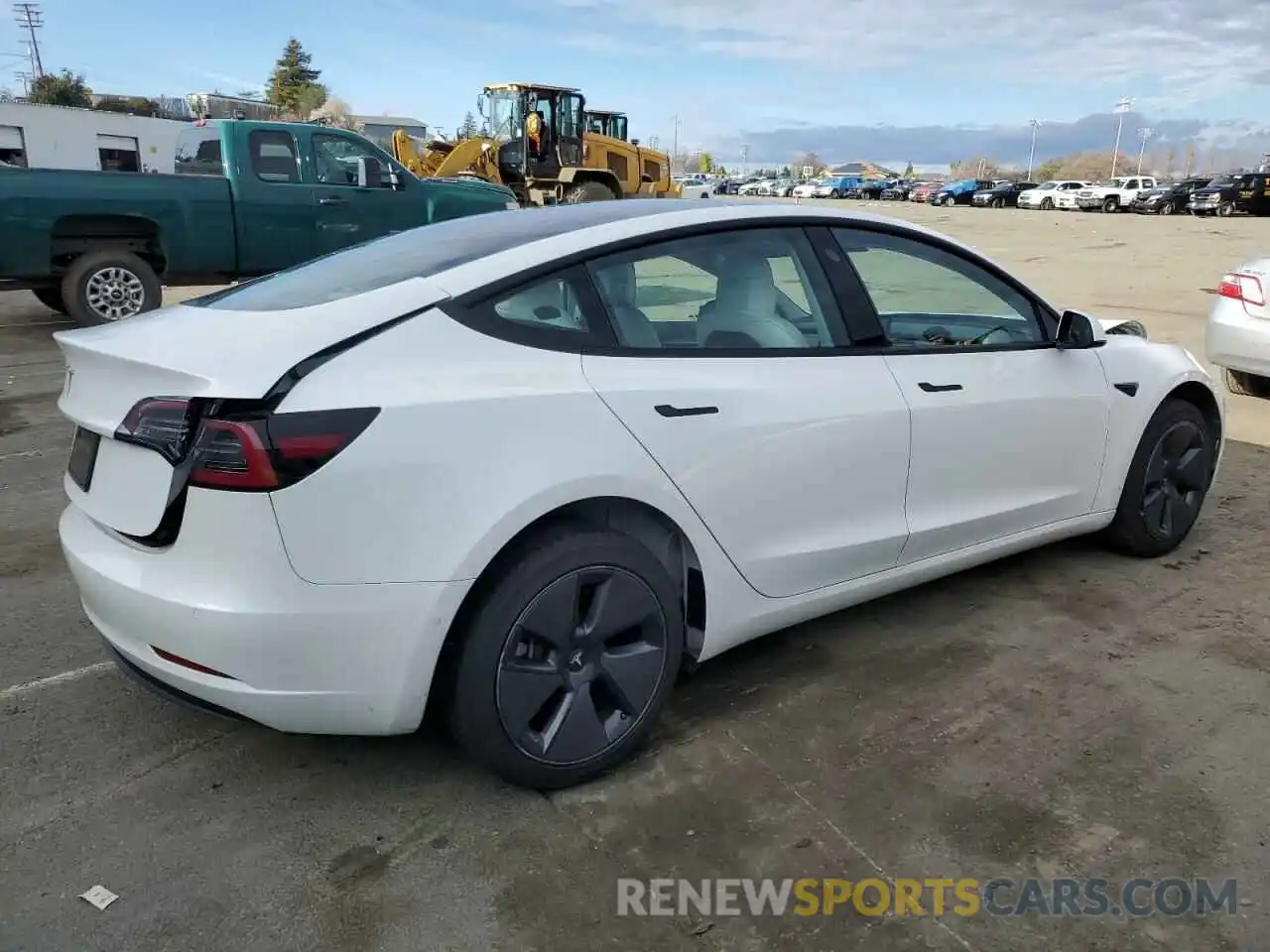 3 Photograph of a damaged car 5YJ3E1EA9NF106803 TESLA MODEL 3 2022