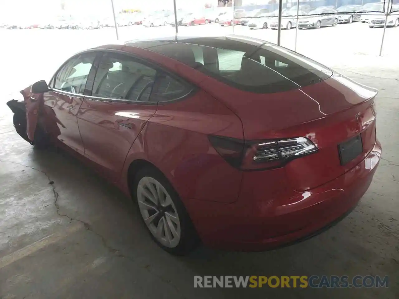 3 Photograph of a damaged car 5YJ3E1EA9NF145343 TESLA MODEL 3 2022