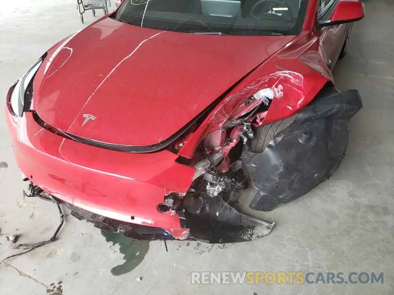 9 Photograph of a damaged car 5YJ3E1EA9NF145343 TESLA MODEL 3 2022