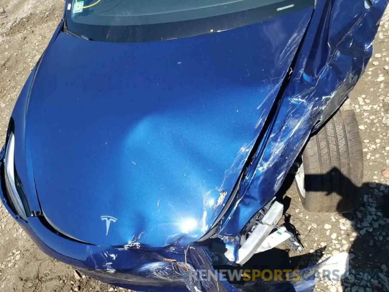 7 Photograph of a damaged car 5YJ3E1EA9NF187351 TESLA MODEL 3 2022