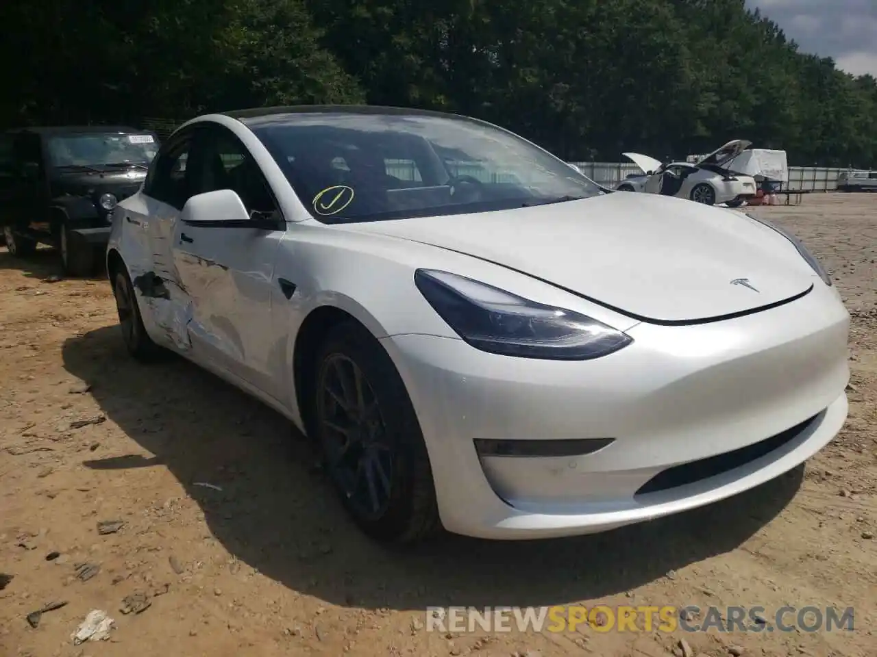 1 Фотография поврежденного автомобиля 5YJ3E1EA9NF191898 TESLA MODEL 3 2022