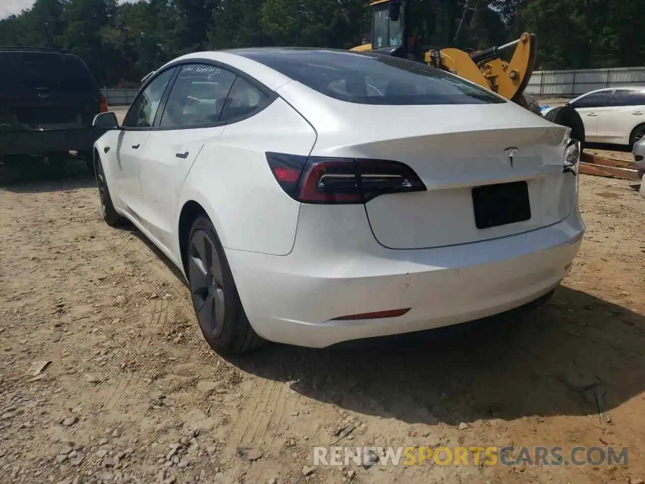 3 Фотография поврежденного автомобиля 5YJ3E1EA9NF191898 TESLA MODEL 3 2022