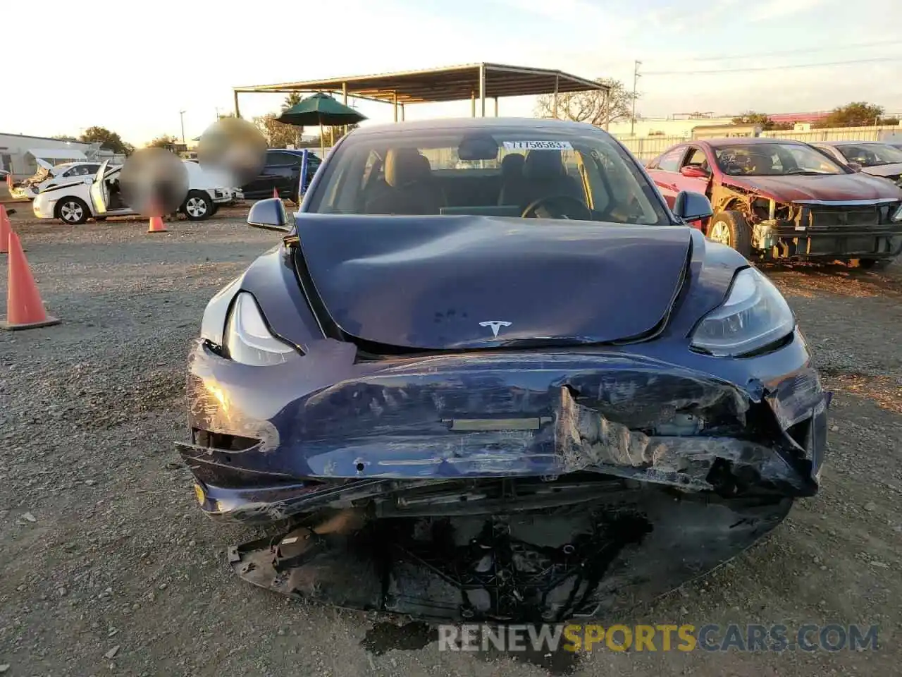 5 Photograph of a damaged car 5YJ3E1EA9NF193554 TESLA MODEL 3 2022