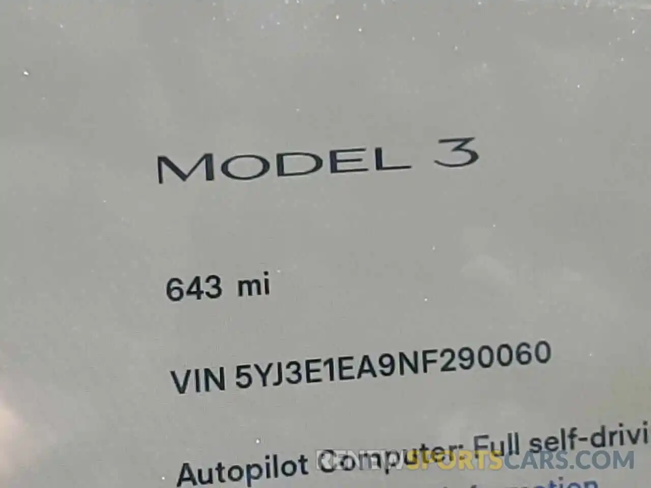 8 Photograph of a damaged car 5YJ3E1EA9NF290060 TESLA MODEL 3 2022