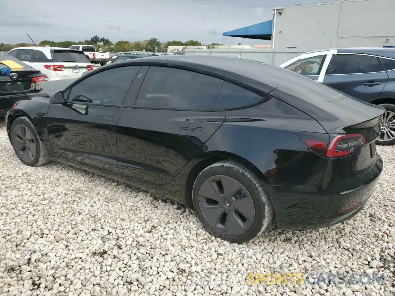 2 Photograph of a damaged car 5YJ3E1EA9NF313062 TESLA MODEL 3 2022