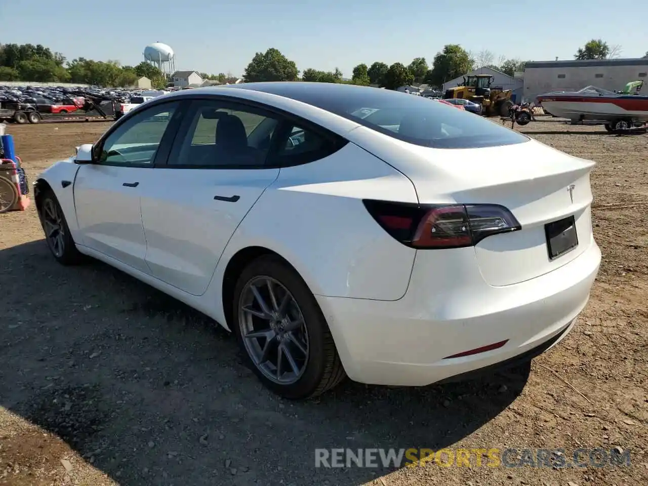 3 Photograph of a damaged car 5YJ3E1EAXNF102453 TESLA MODEL 3 2022