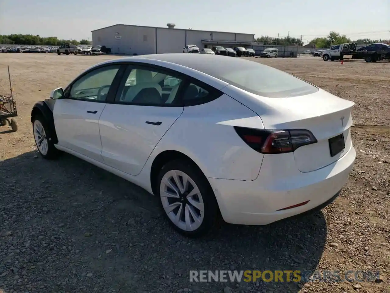 3 Photograph of a damaged car 5YJ3E1EAXNF135243 TESLA MODEL 3 2022