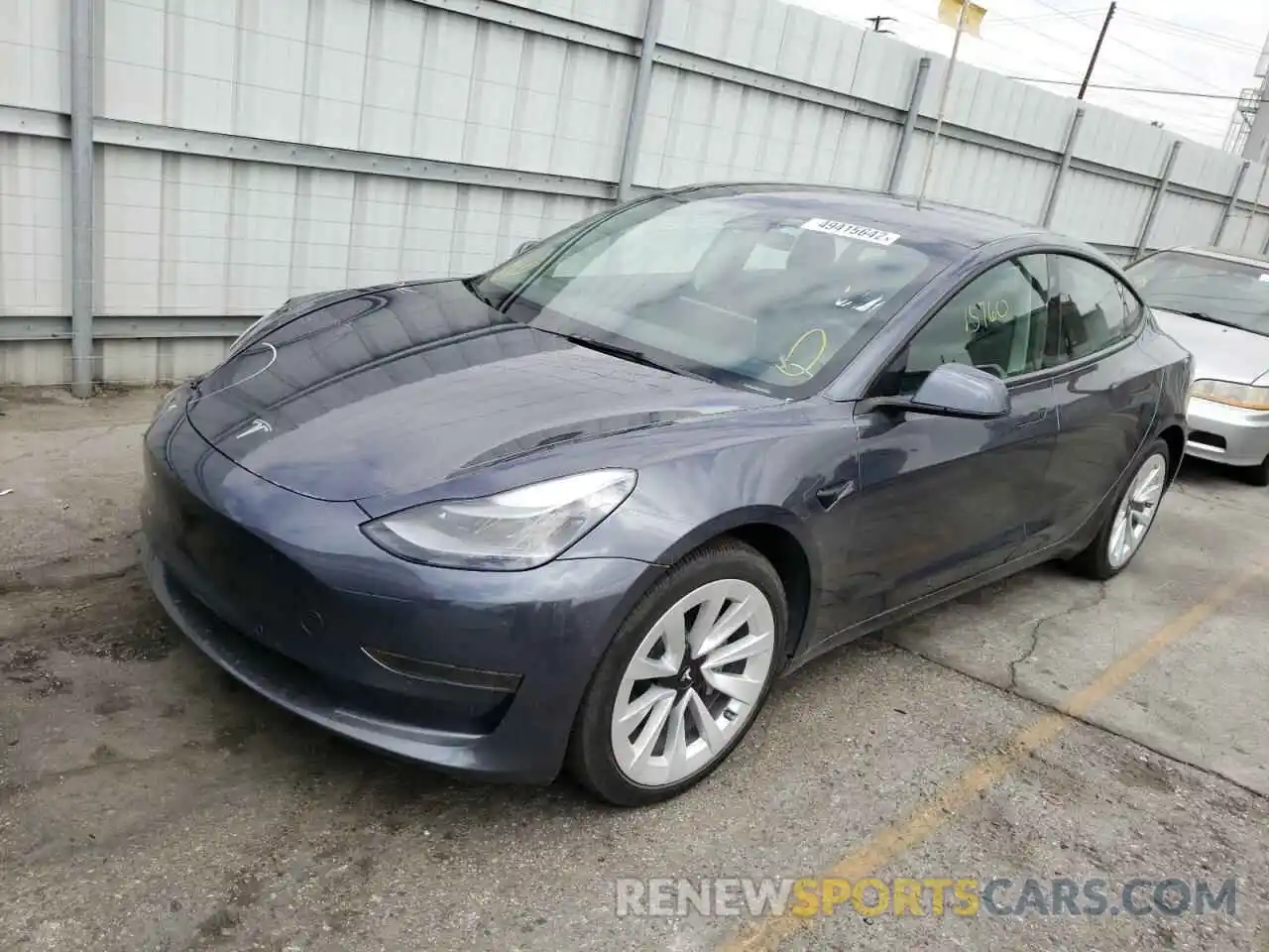 2 Photograph of a damaged car 5YJ3E1EAXNF144556 TESLA MODEL 3 2022