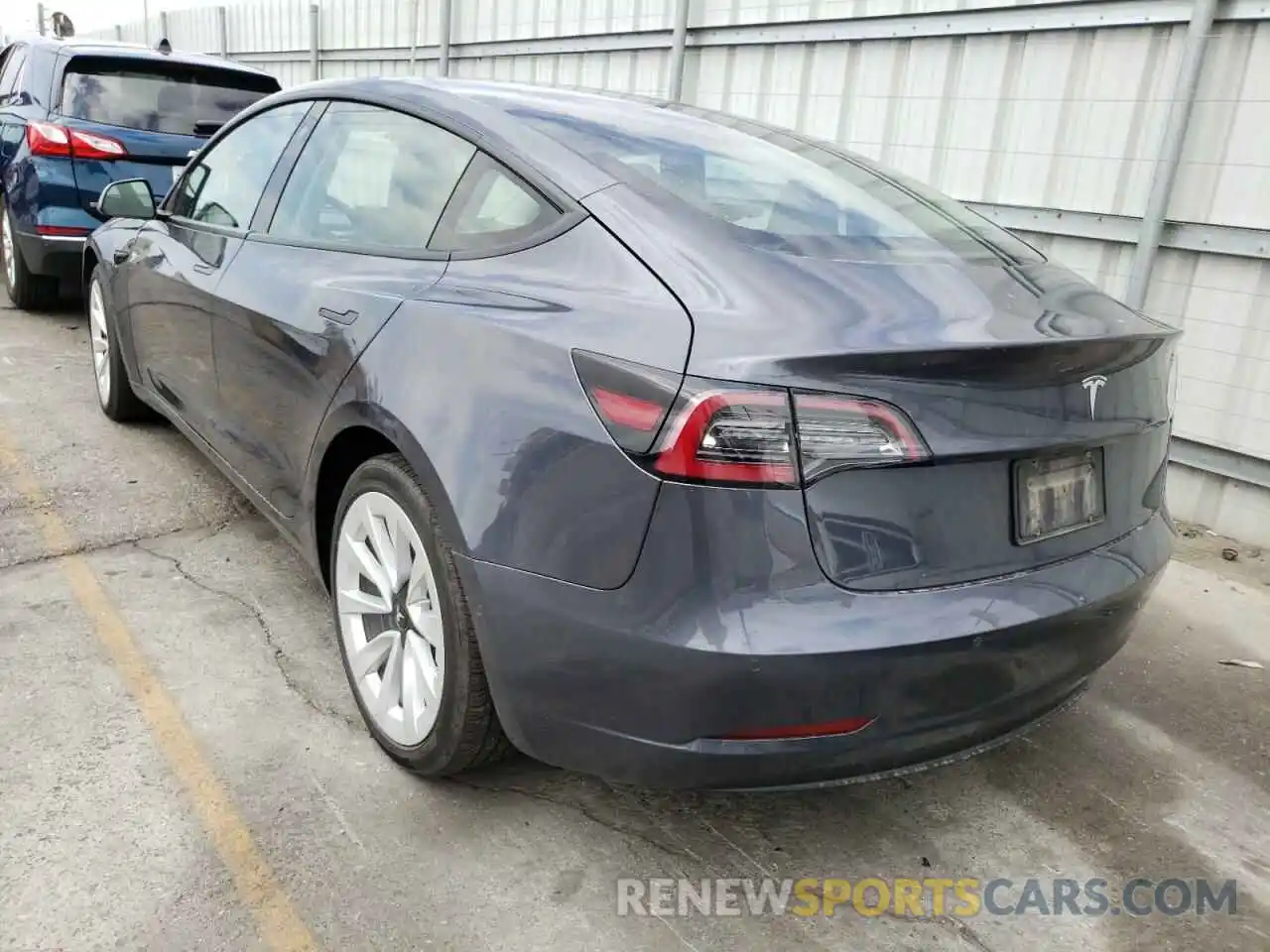 3 Photograph of a damaged car 5YJ3E1EAXNF144556 TESLA MODEL 3 2022