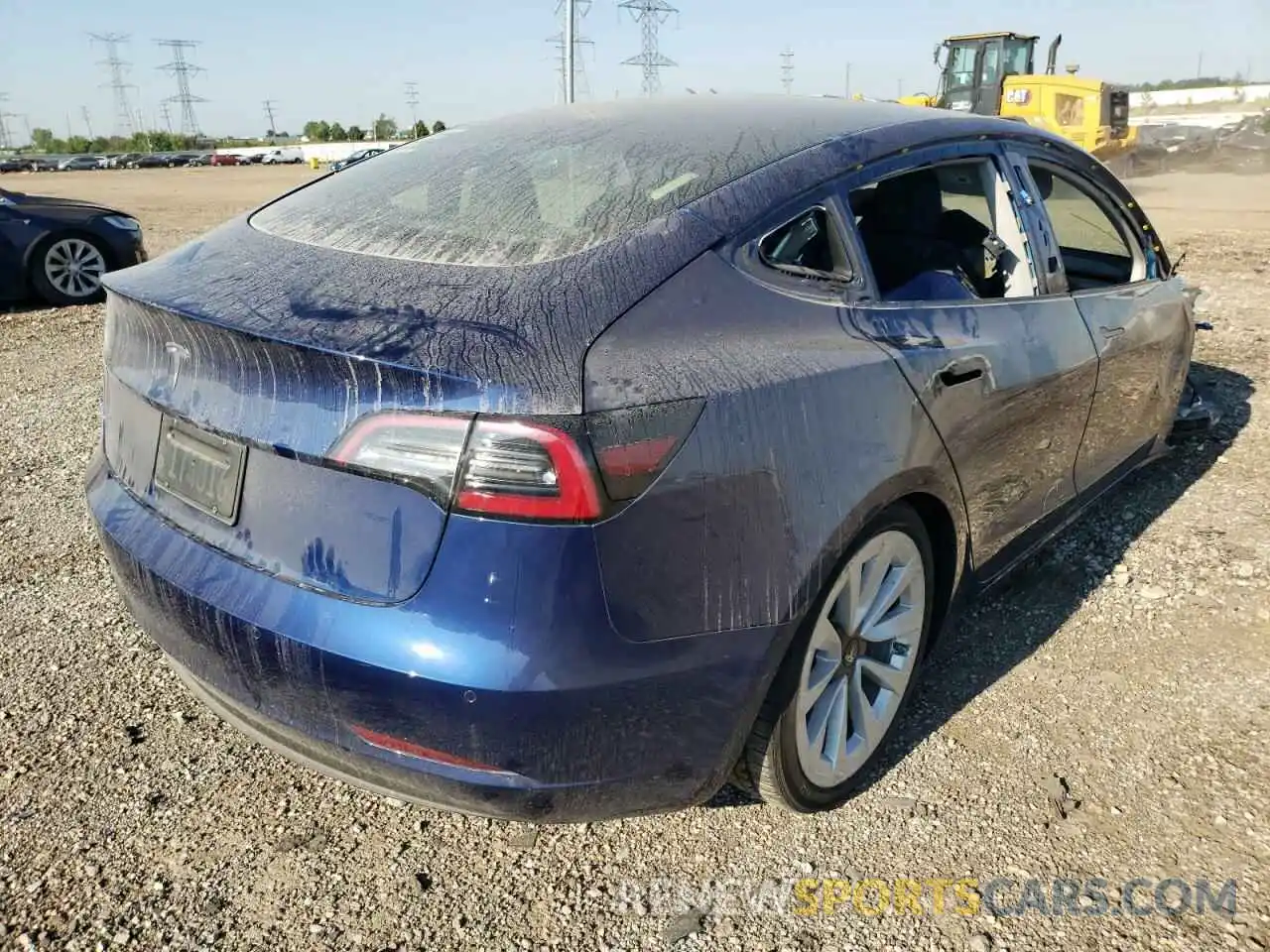 4 Фотография поврежденного автомобиля 5YJ3E1EAXNF188976 TESLA MODEL 3 2022