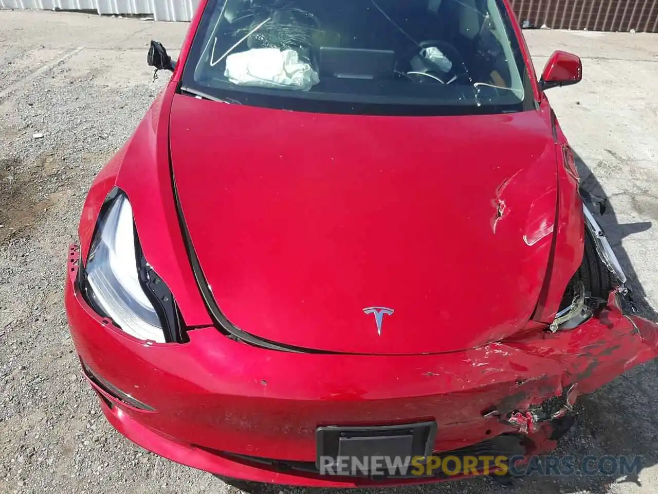 7 Photograph of a damaged car 5YJ3E1EAXNF191912 TESLA MODEL 3 2022