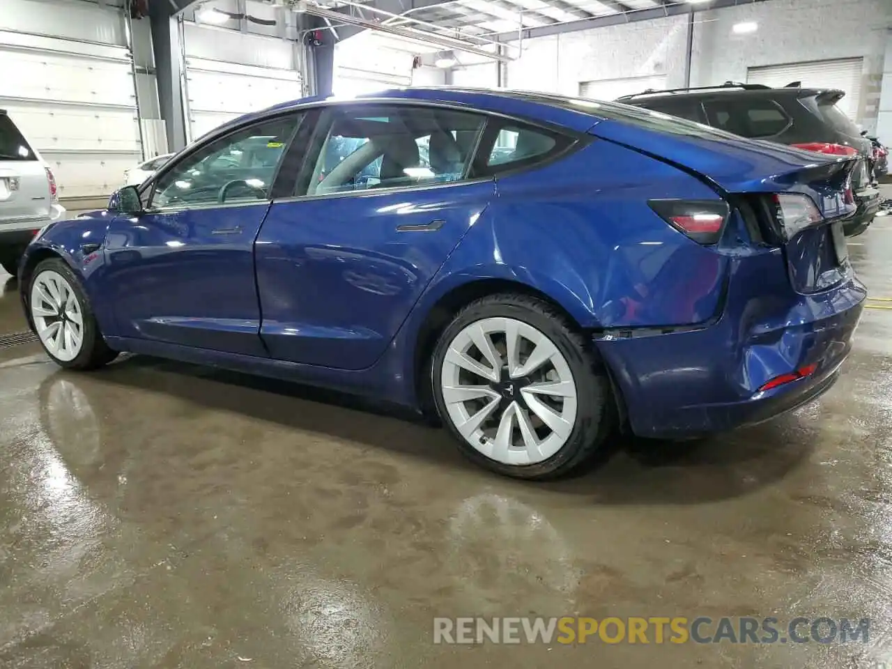 2 Photograph of a damaged car 5YJ3E1EAXNF192087 TESLA MODEL 3 2022