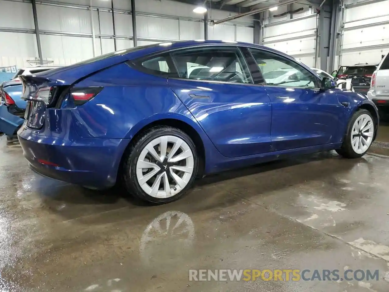 3 Photograph of a damaged car 5YJ3E1EAXNF192087 TESLA MODEL 3 2022