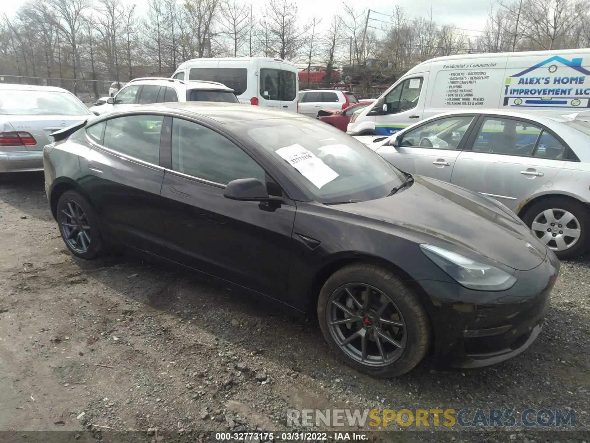 1 Фотография поврежденного автомобиля 5YJ3E1EB0NF104351 TESLA MODEL 3 2022