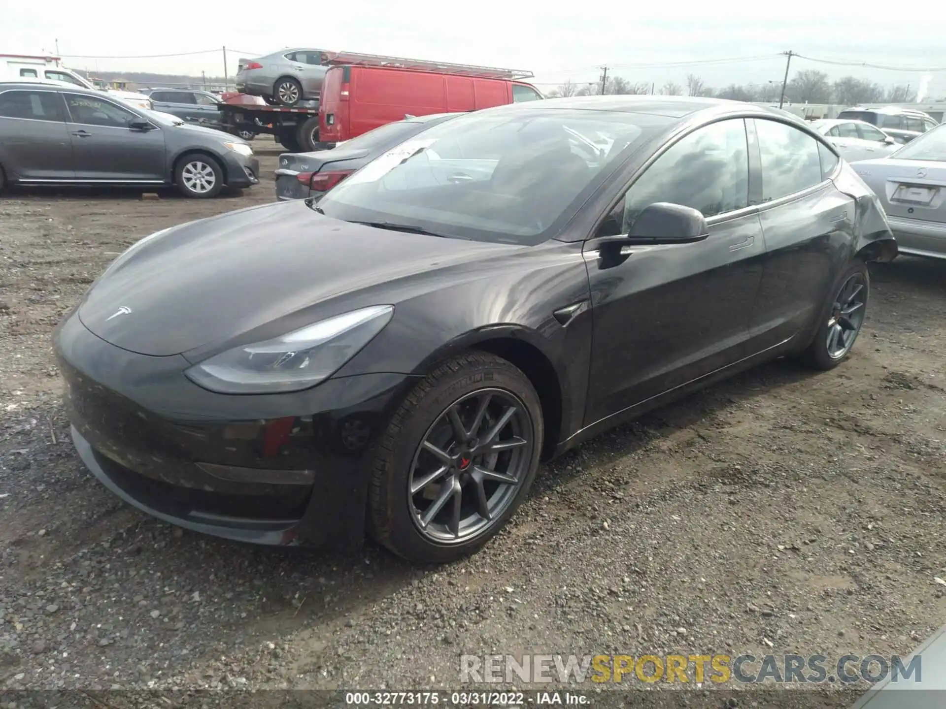 2 Фотография поврежденного автомобиля 5YJ3E1EB0NF104351 TESLA MODEL 3 2022