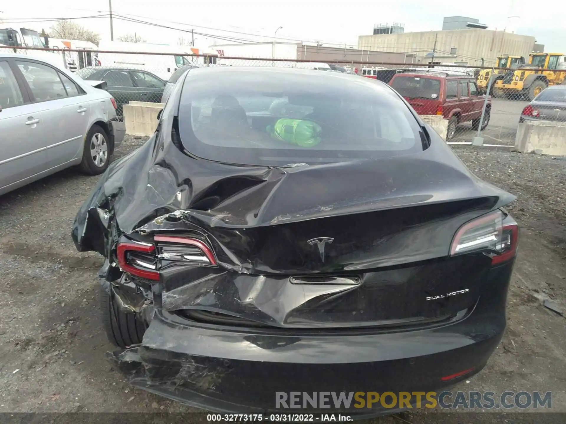 6 Photograph of a damaged car 5YJ3E1EB0NF104351 TESLA MODEL 3 2022