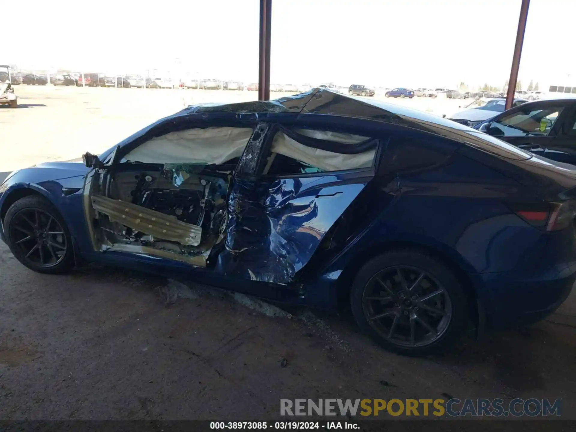 6 Photograph of a damaged car 5YJ3E1EB0NF109873 TESLA MODEL 3 2022