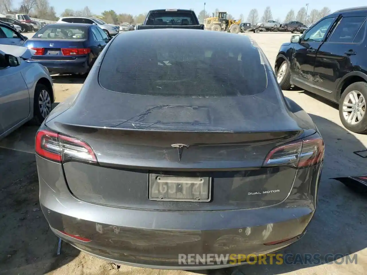 6 Photograph of a damaged car 5YJ3E1EB0NF110974 TESLA MODEL 3 2022